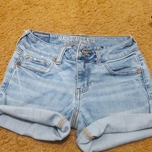 Women's denim shorts